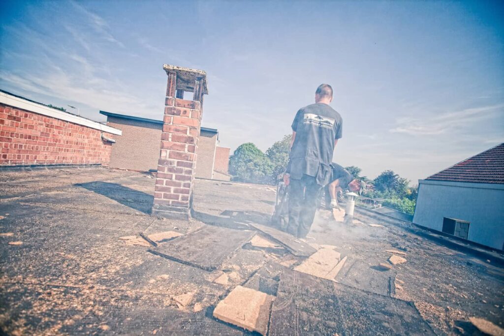 réalisation toiture plate Nulens Toiture plate