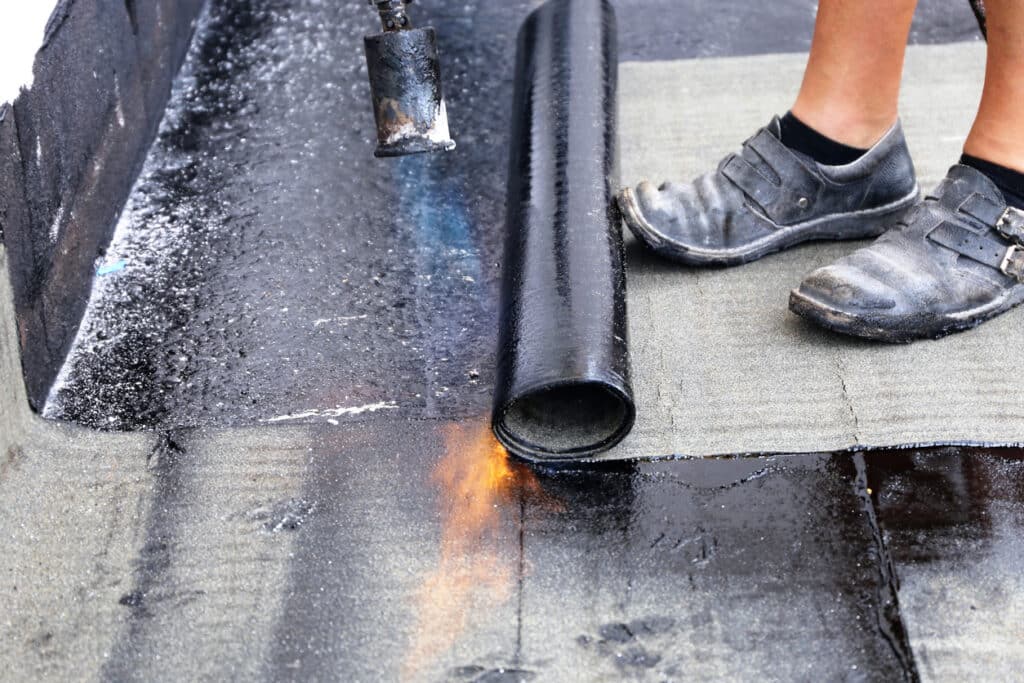Imperméabilisation d'un toit plat