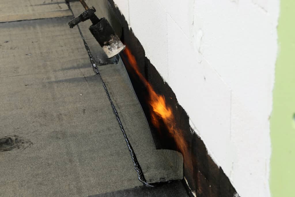 Imperméabilisation d'un toit plat
